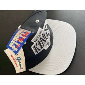 Vintage 1990's Los Angeles Kings Hockey Cap Hat The Game Embroidered Cap Size 7